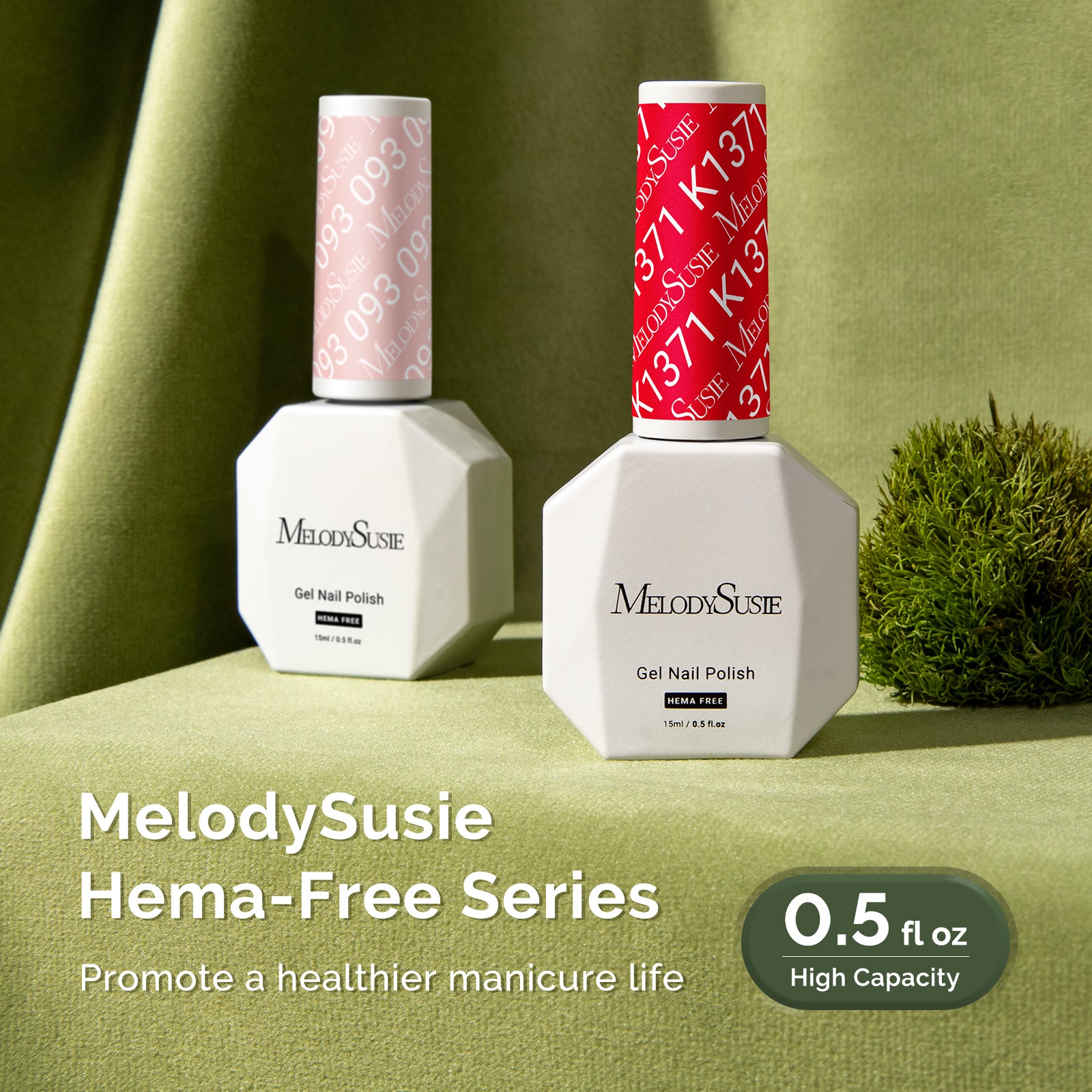 HEMA-Free Gel Nail Polish 0.5 fl oz/15ml - K1371 Thick Orange Red - 图片7