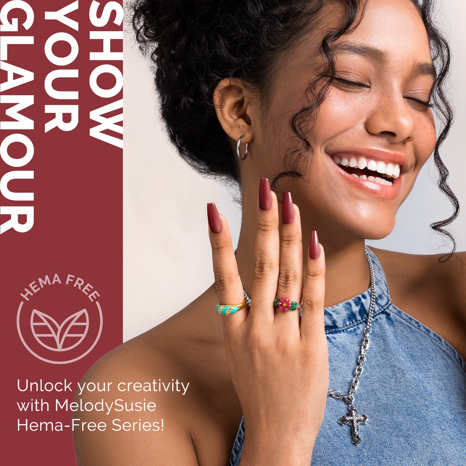 HEMA-Free Gel Nail Polish 0.5 fl oz/15ml - K1464 Thick Rosy Brown - 图片4