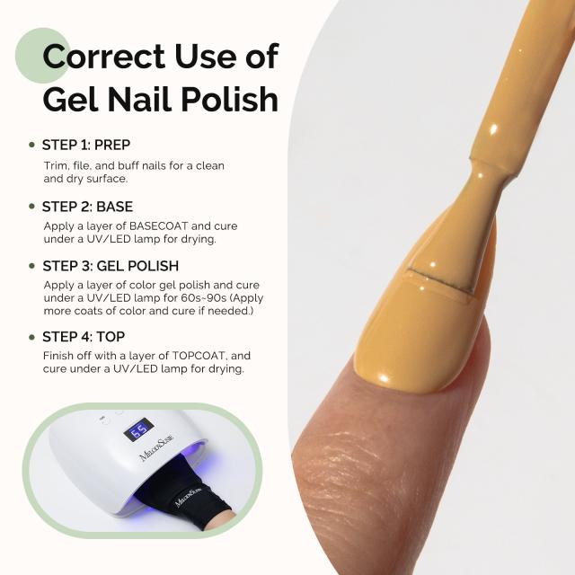 HEMA-Free Gel Nail Polish Set 0.5fl oz/15ml - 57 Colors