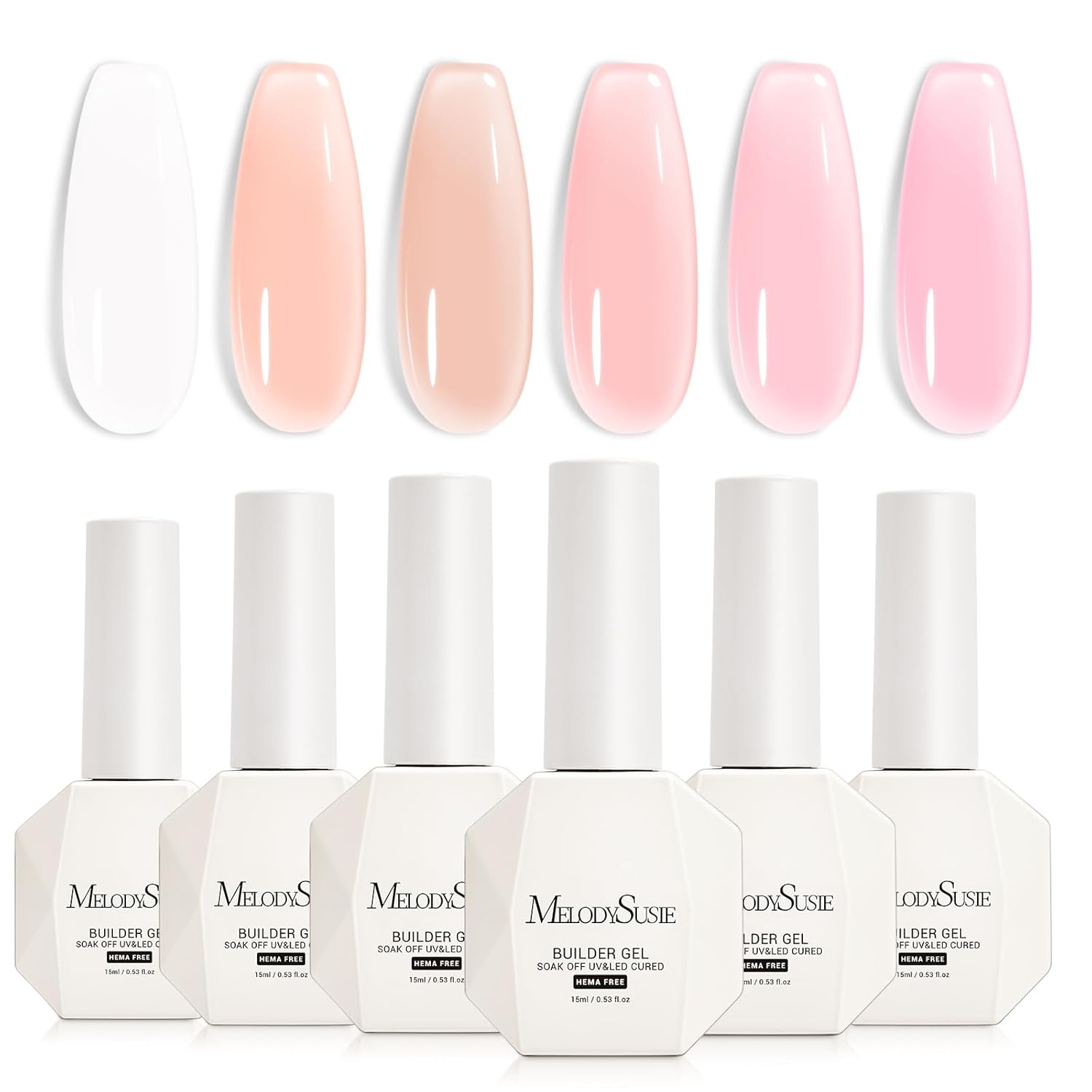 HEMA-Free & TPO-Free Builder Nail Gel 15ml - 图片9