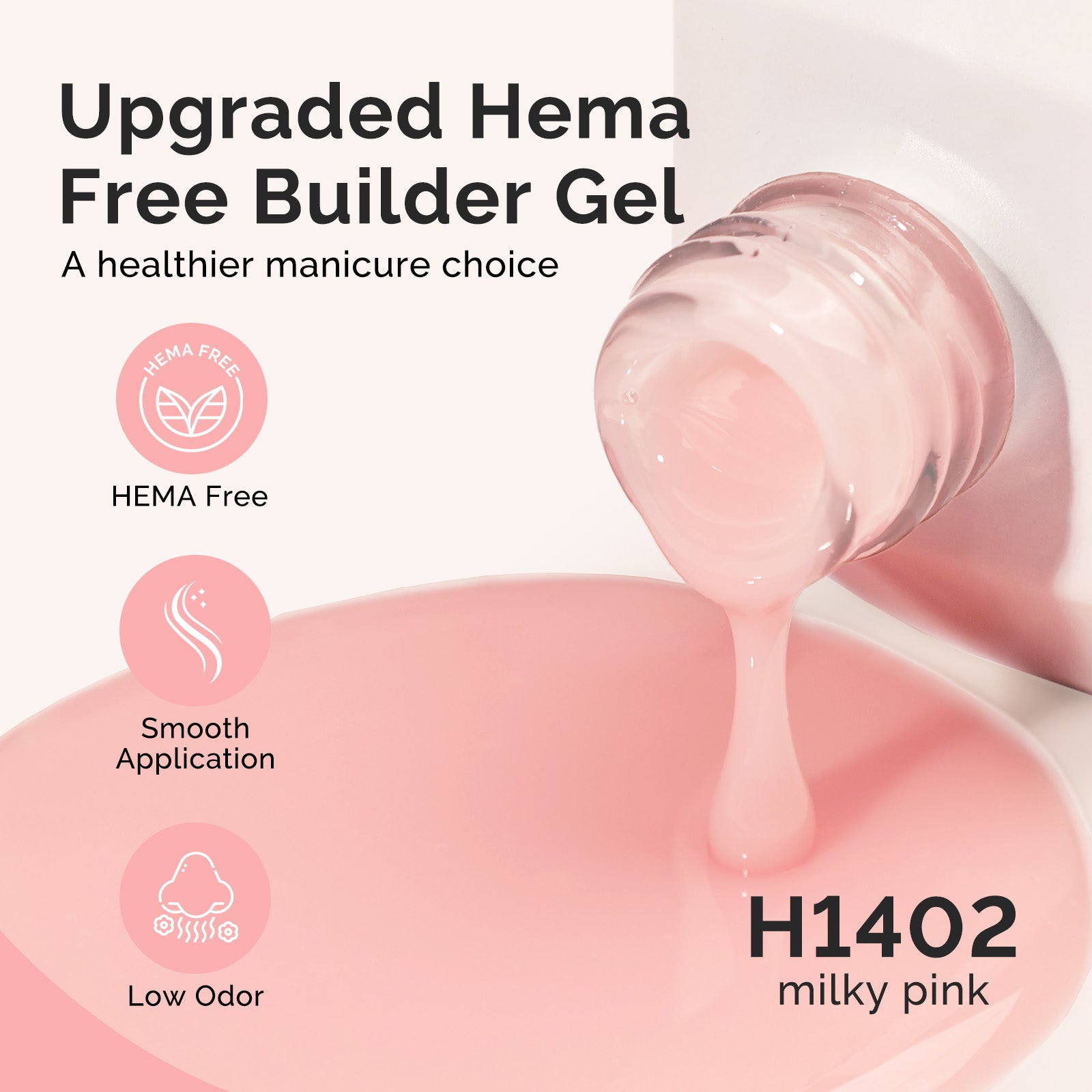 HEMA-Free & TPO-Free Builder Nail Gel 15ml - 图片17