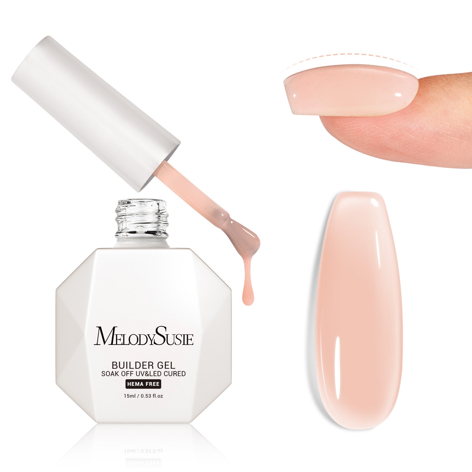 HEMA-Free & TPO-Free Builder Nail Gel 15ml - 图片4