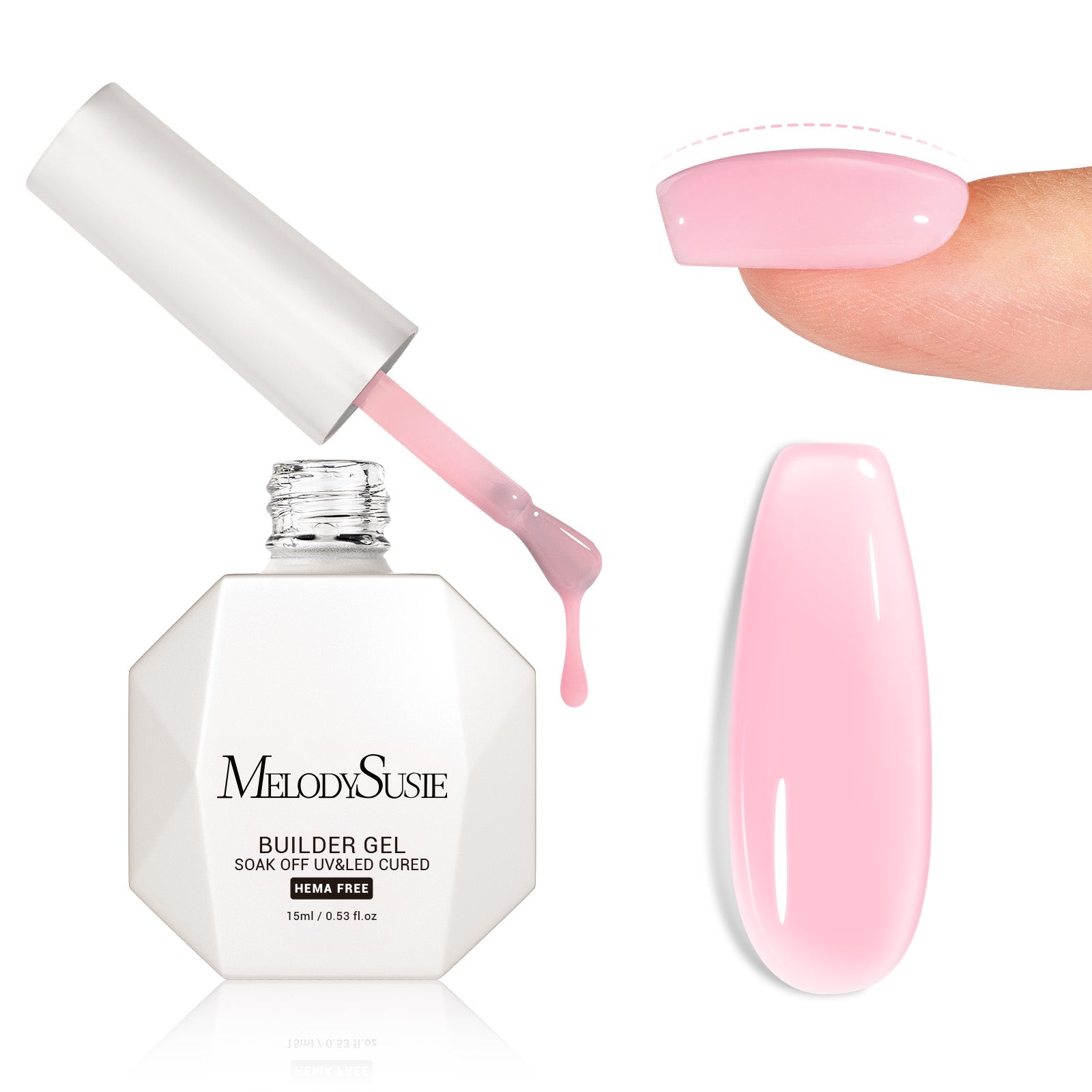 HEMA-Free & TPO-Free Builder Nail Gel 15ml - 图片5