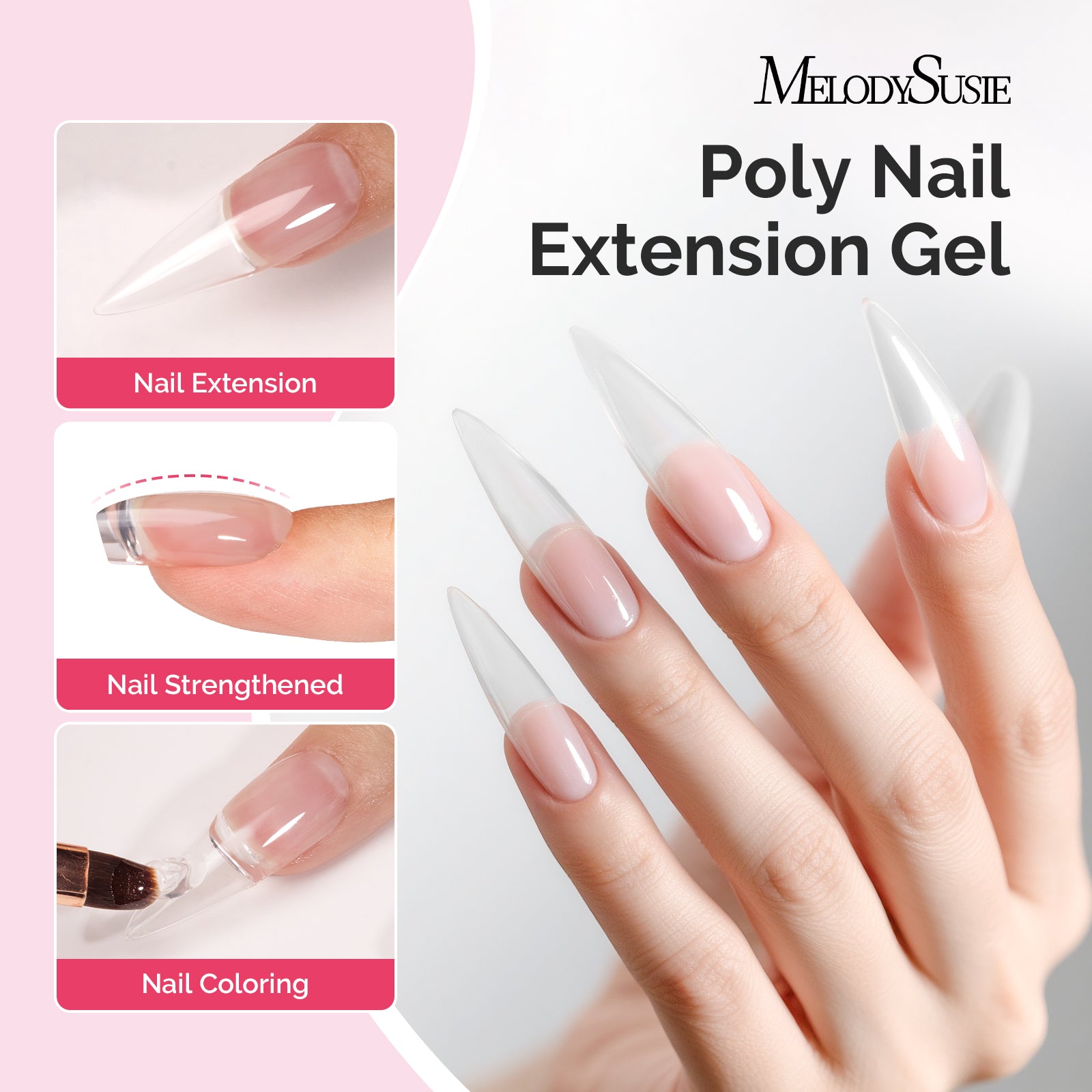 HEMA-Free & TPO-Free Poly Nail Extension Gel – 60g - Image2