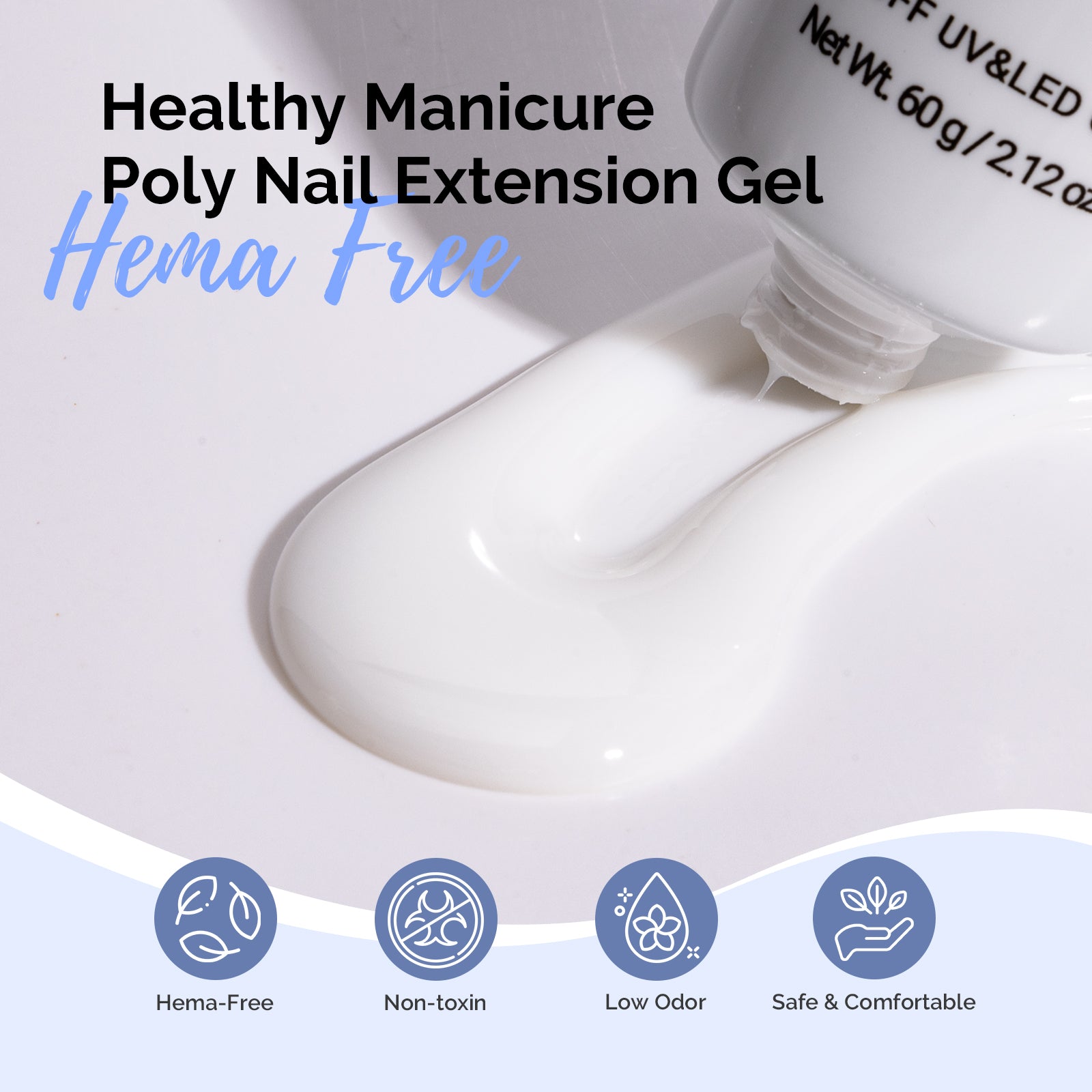 HEMA-Free & TPO-Free Poly Nail Extension Gel – 60g - Image10