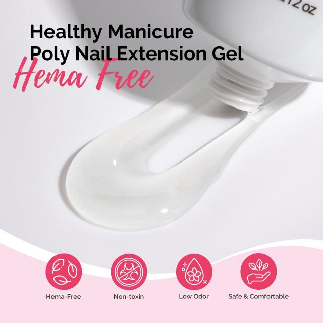 HEMA-Free & TPO-Free Poly Nail Extension Gel – 60g