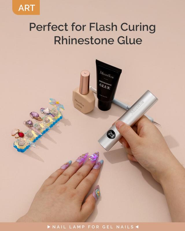 High-Strength Aluminum Alloy Art01G Rechargeable LED/UV Nail Lamp