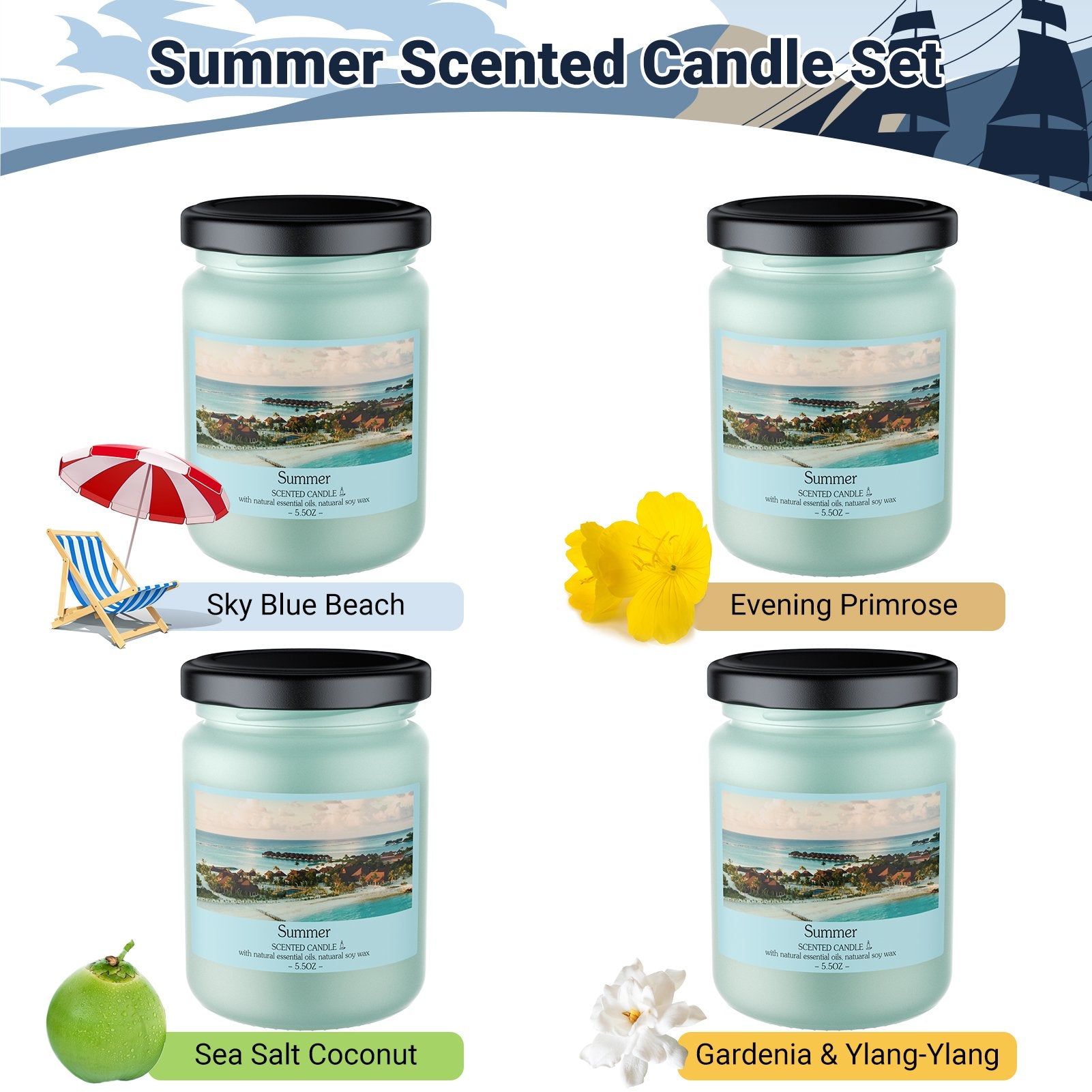 Holiday Scented Candle Gift Set - 图片11