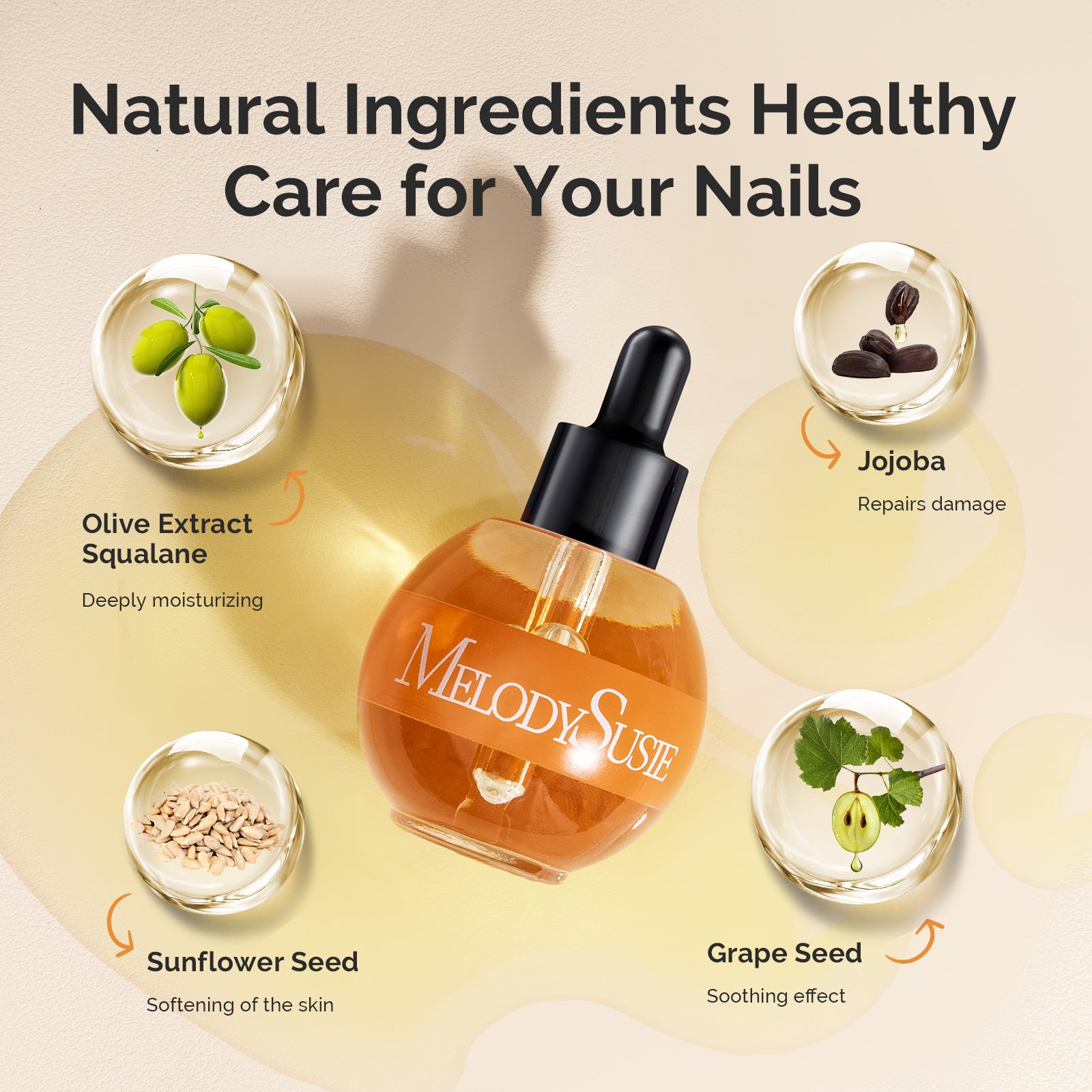 TPO-Free Honey Milk Cuticle Oil 50ml - 图片6