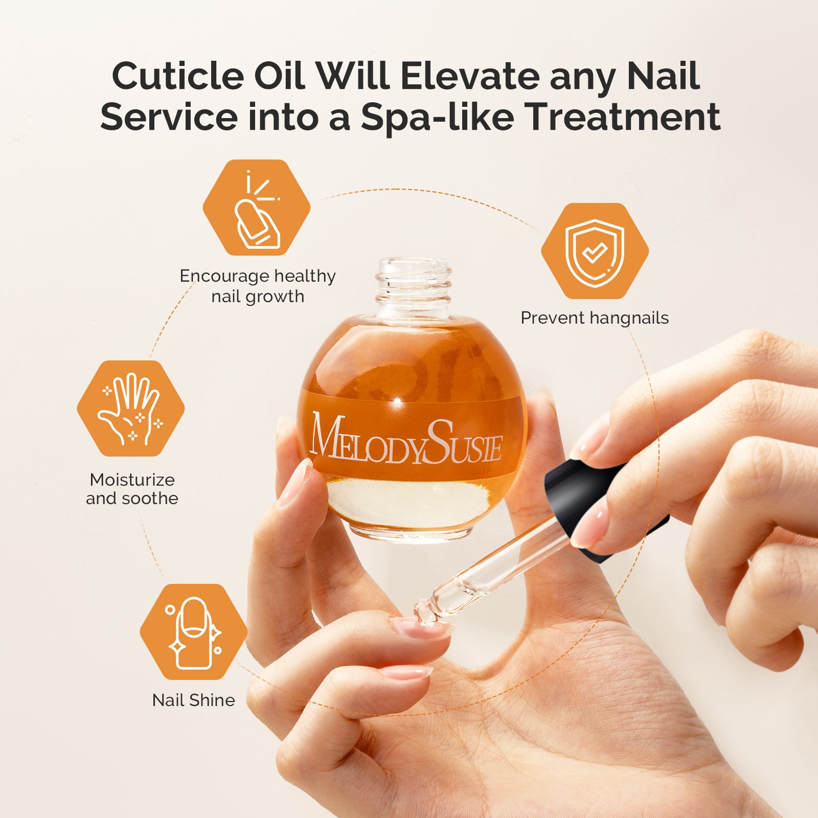 TPO-Free Honey Milk Cuticle Oil 50ml - 图片4