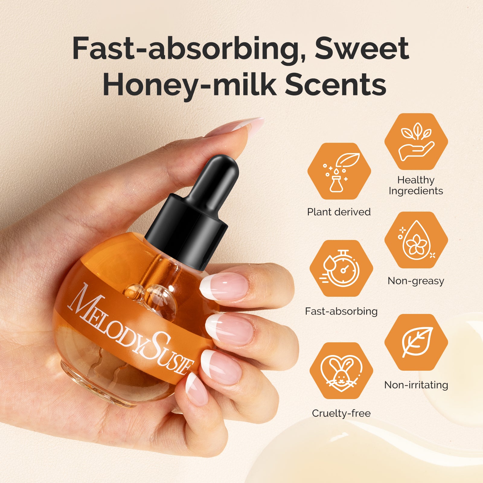 TPO-Free Honey Milk Cuticle Oil 50ml - 图片7