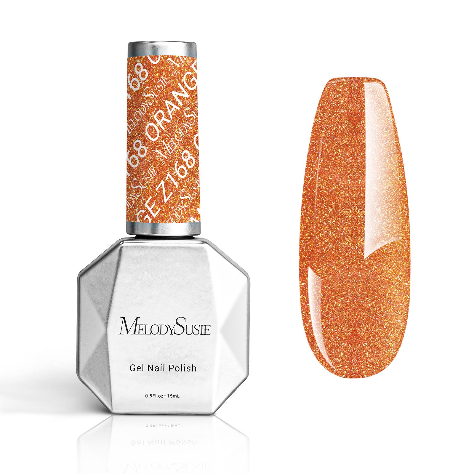 Z168 Hot Orange - TPO-Free Thick Gel Nail Polish(15ml)