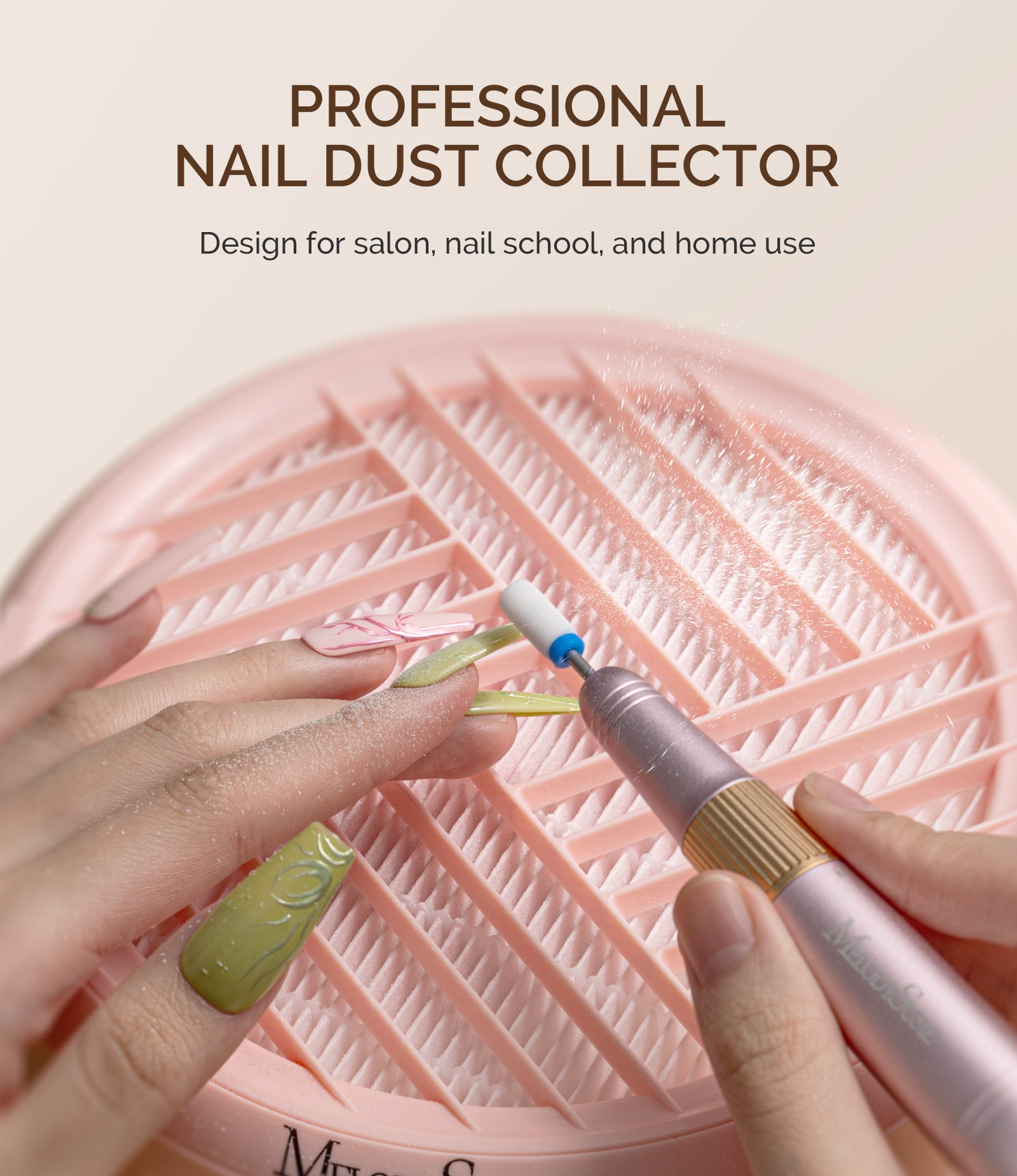 HPro Nail Dust Collector - Pink - 图片2