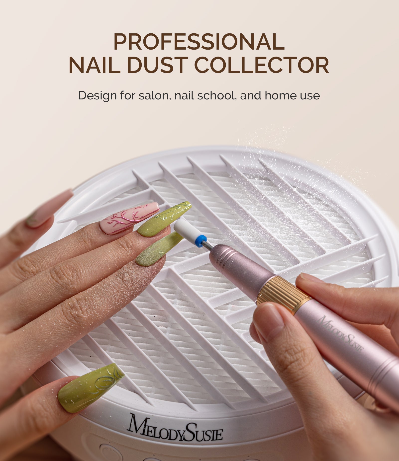 HPro Nail Dust Collector - White - 图片4