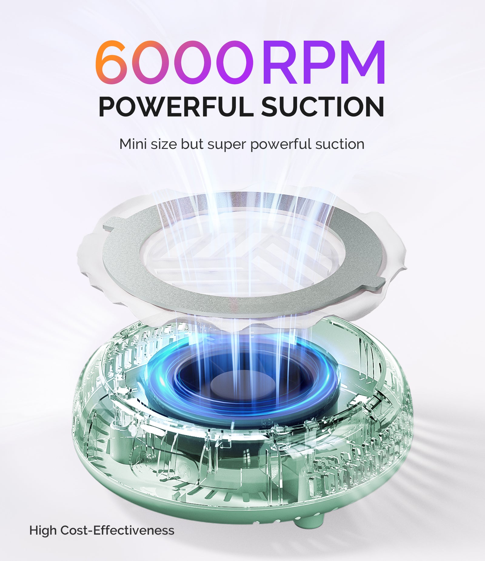 HProA Nail Dust Collector - Green - 图片2