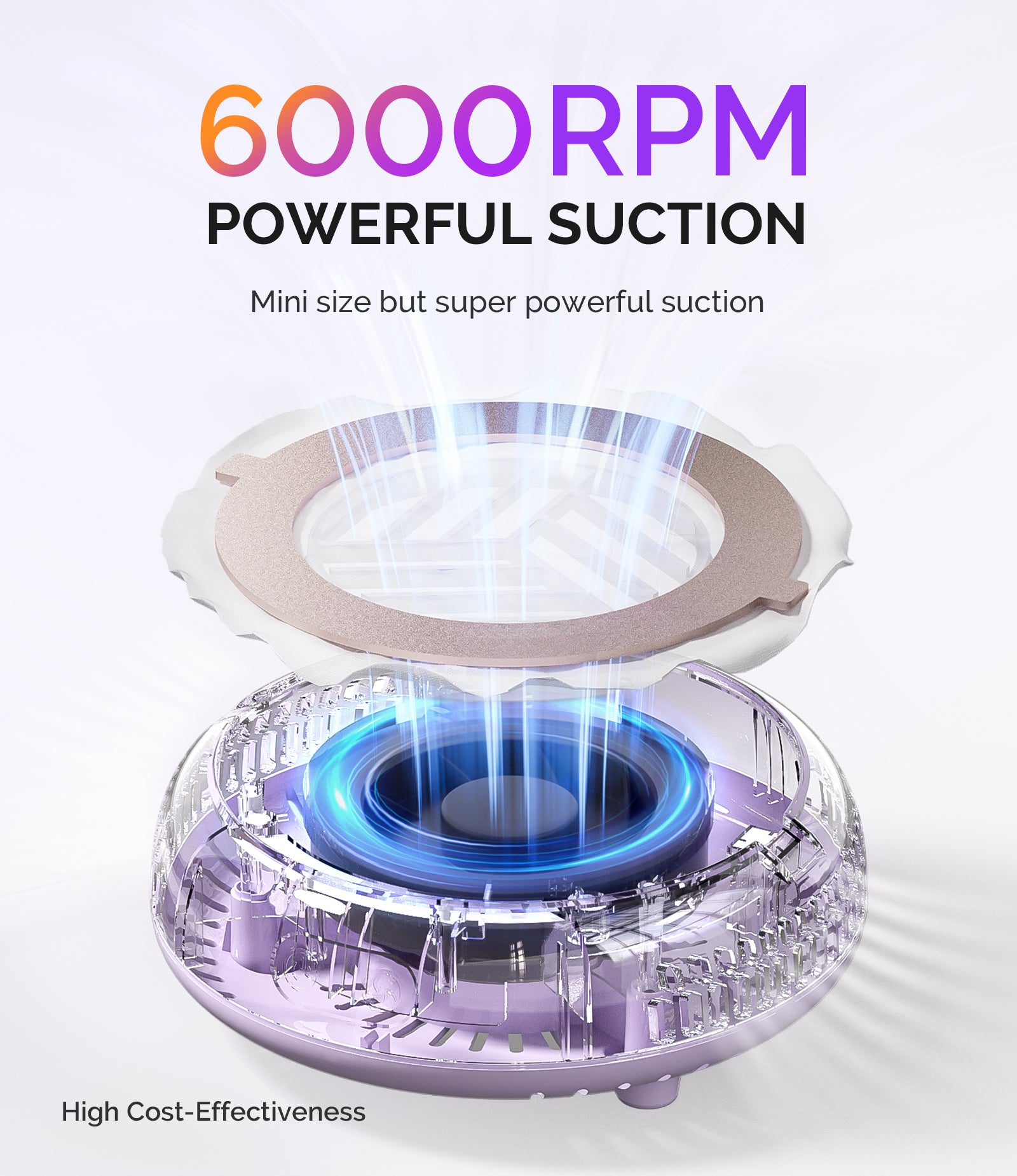 HProA Nail Dust Collector - Purple - 图片8