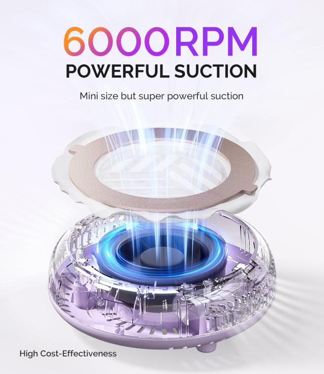 HProA Nail Dust Collector - Purple