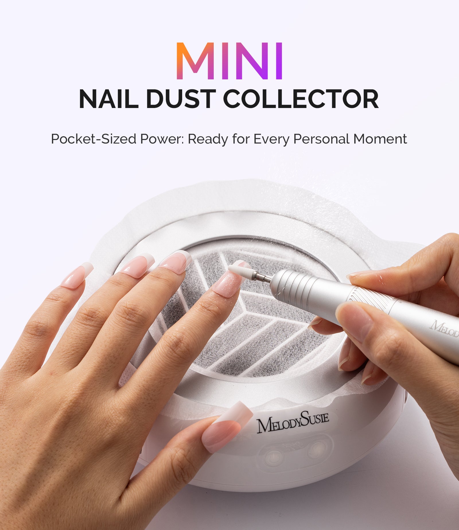 HProA Nail Dust Collector - White - 图片2