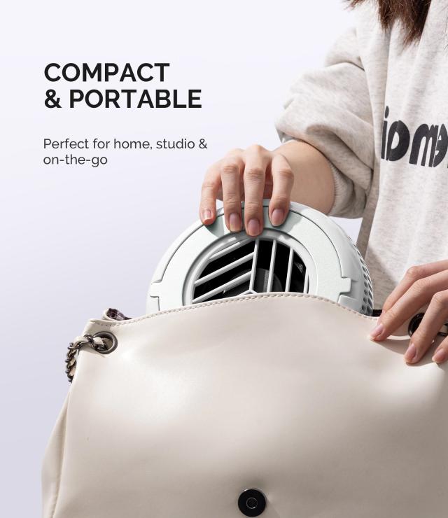 HProA Nail Dust Collector - White