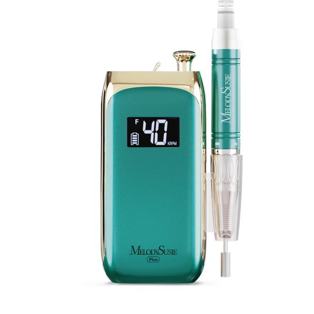 Jade Plus(MB450C) Clip-On Professional Vintage-Style Rechargeable Nail Drill 35,000RPM