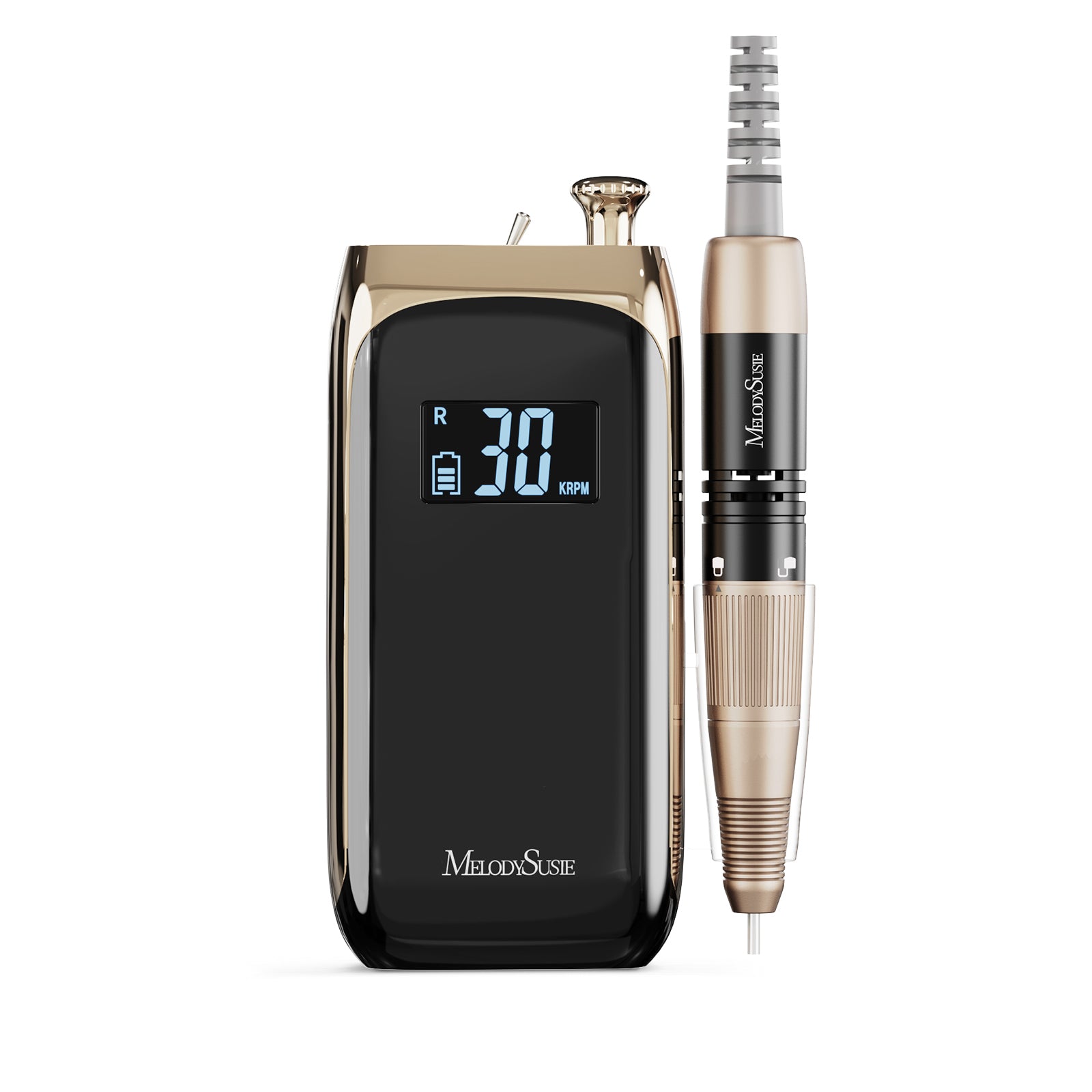 Jade(SC320C) Clip-On Vintage-Style Rechargeable Nail Drill 30,000RPM - 图片9