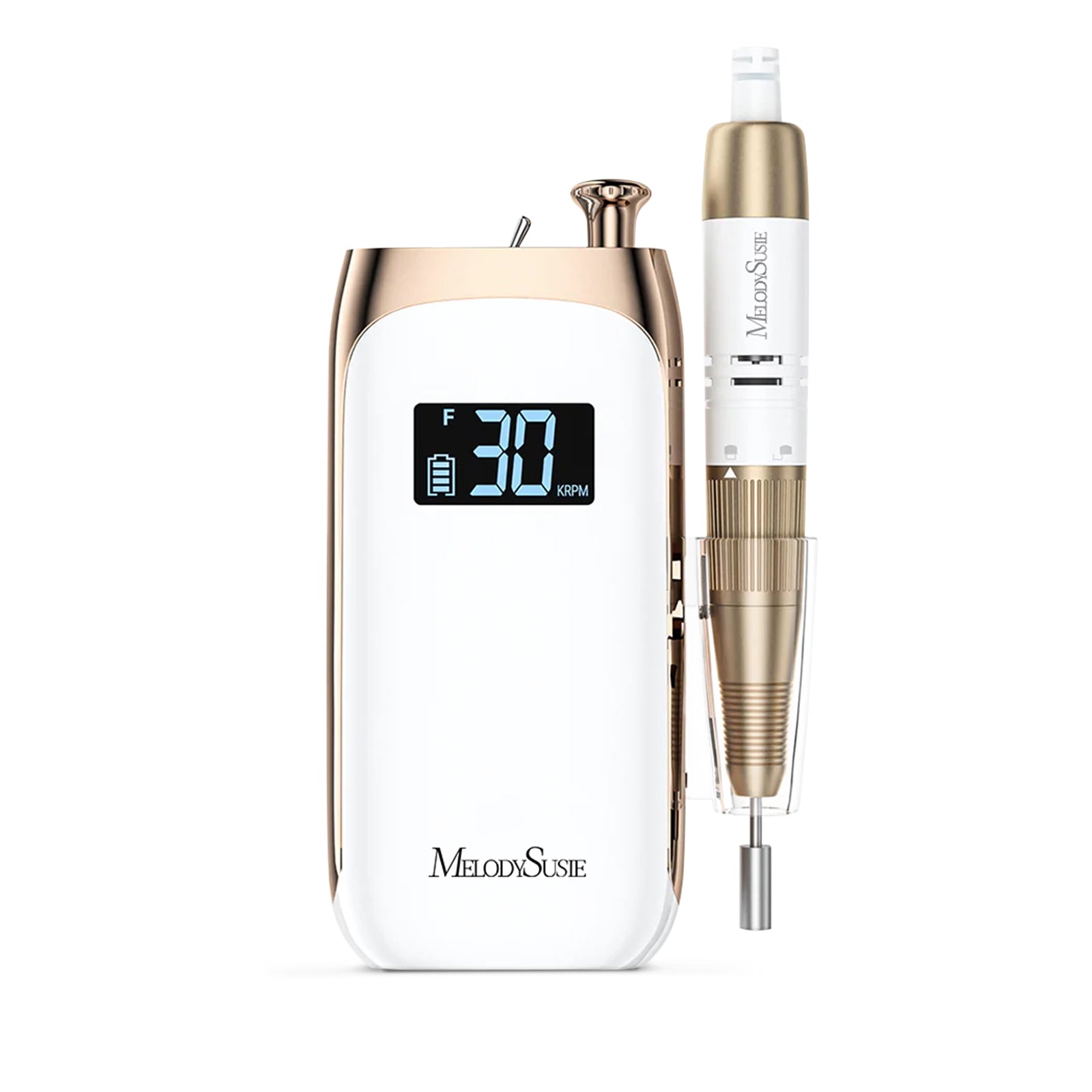 Jade(SC320C) Clip-On Vintage-Style Rechargeable Nail Drill 30,000RPM