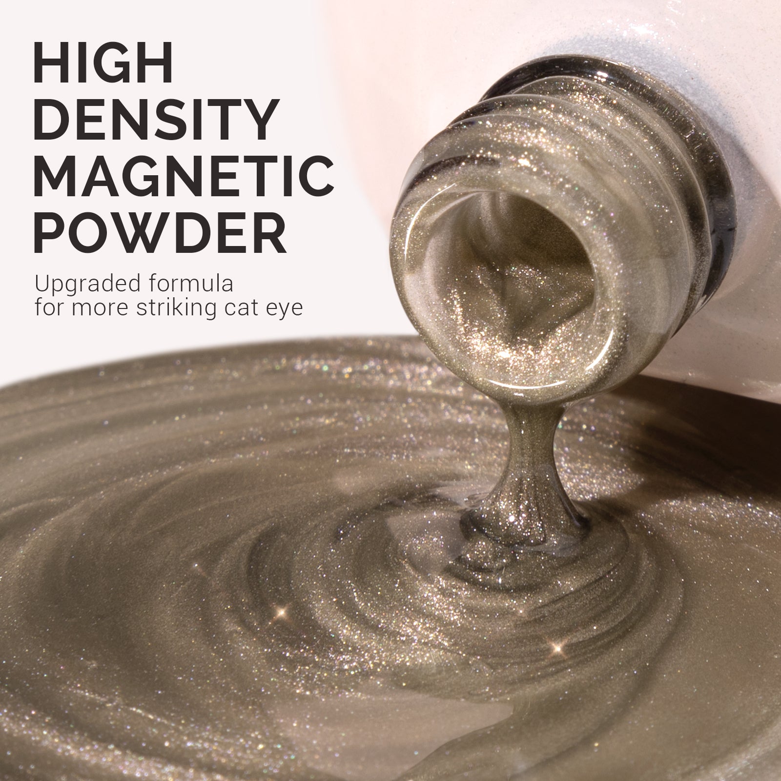 Jeweliver Cat Eye Gel Nail Polish 0.5 fl oz/15ml - Beige Nude B5403 - 图片2