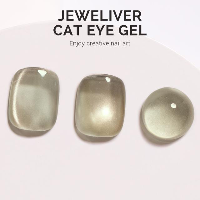 Jeweliver Cat Eye Gel Nail Polish 0.5 fl oz/15ml - Beige Nude B5403