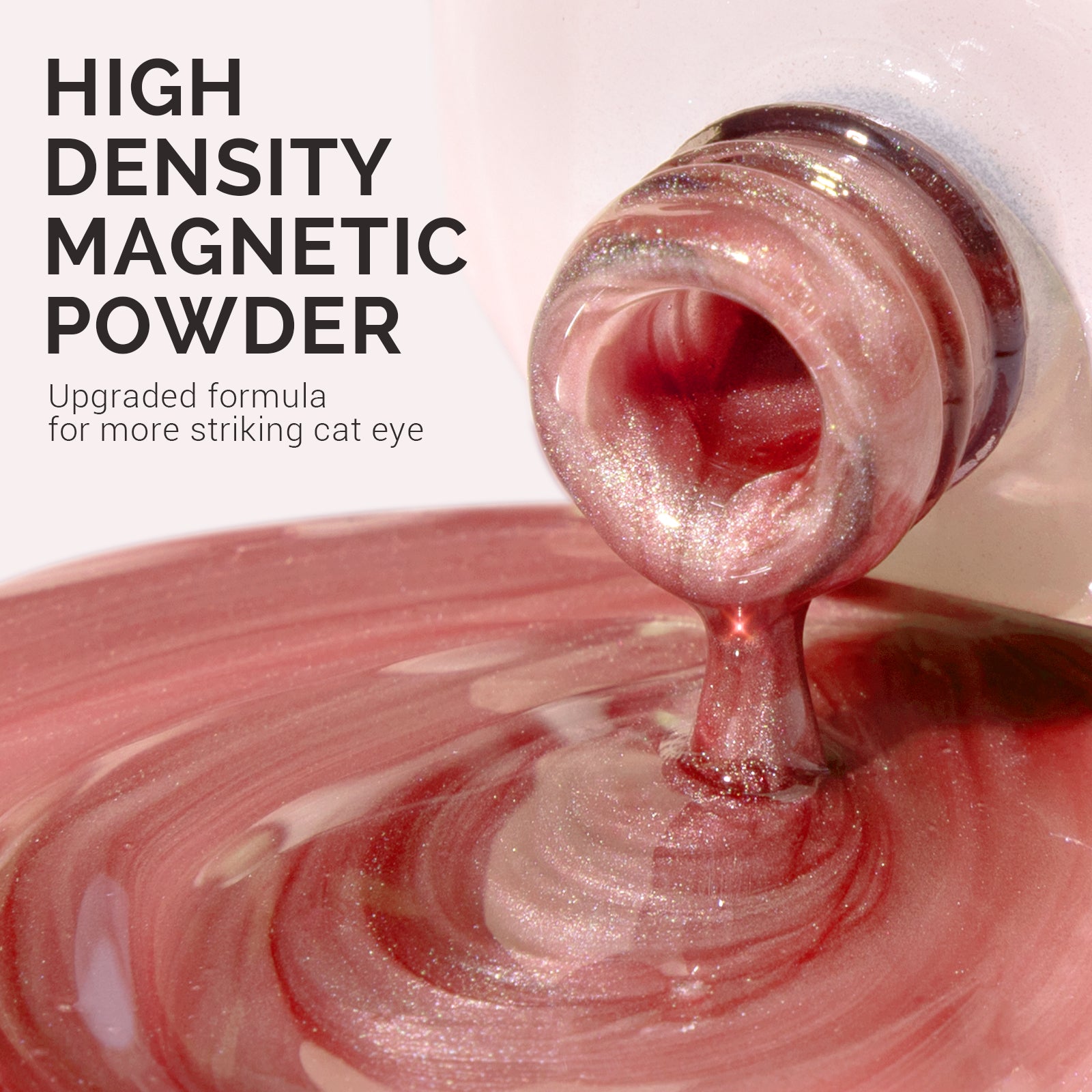 Jeweliver Cat Eye Gel Nail Polish 0.5 fl oz/15ml - Blush Pink B5601 - 图片2