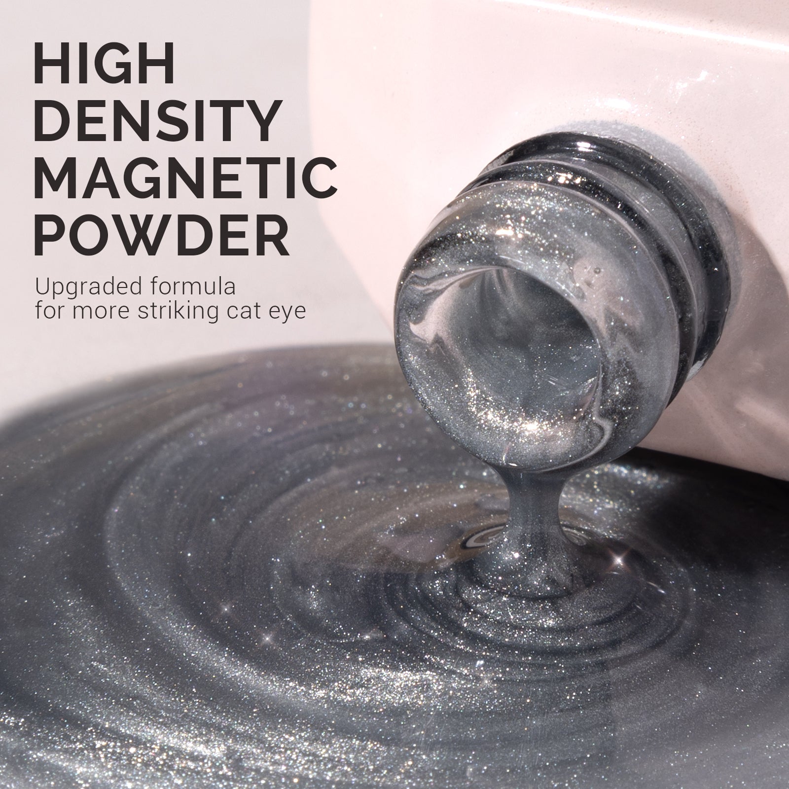 Jeweliver Cat Eye HEMA-Free & TPO-Free Gel Nail Polish 0.5 fl oz/15ml - Bright Fine G1080 - 图片2