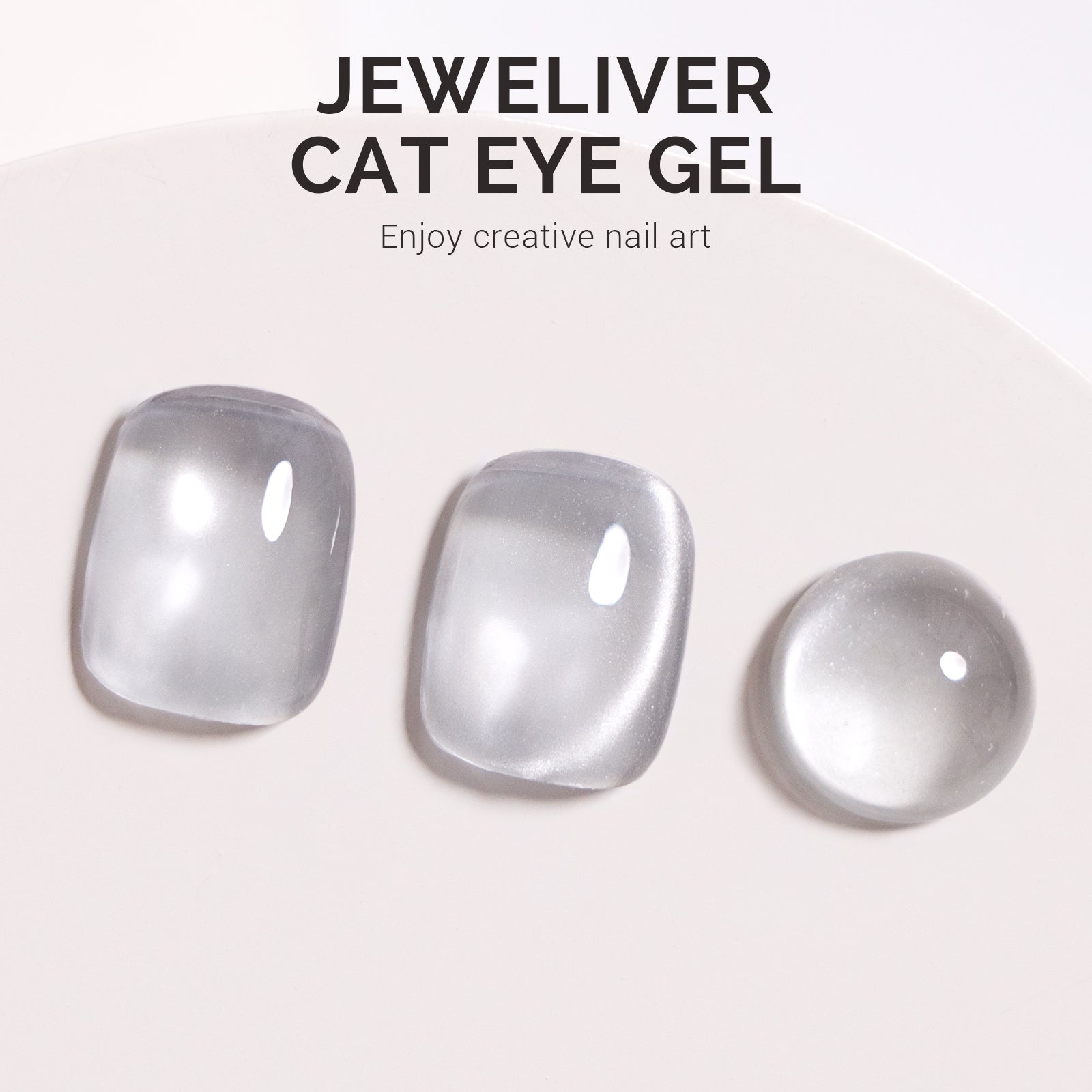 Jeweliver Cat Eye HEMA-Free & TPO-Free Gel Nail Polish 0.5 fl oz/15ml - Bright Fine G1080 - 图片3