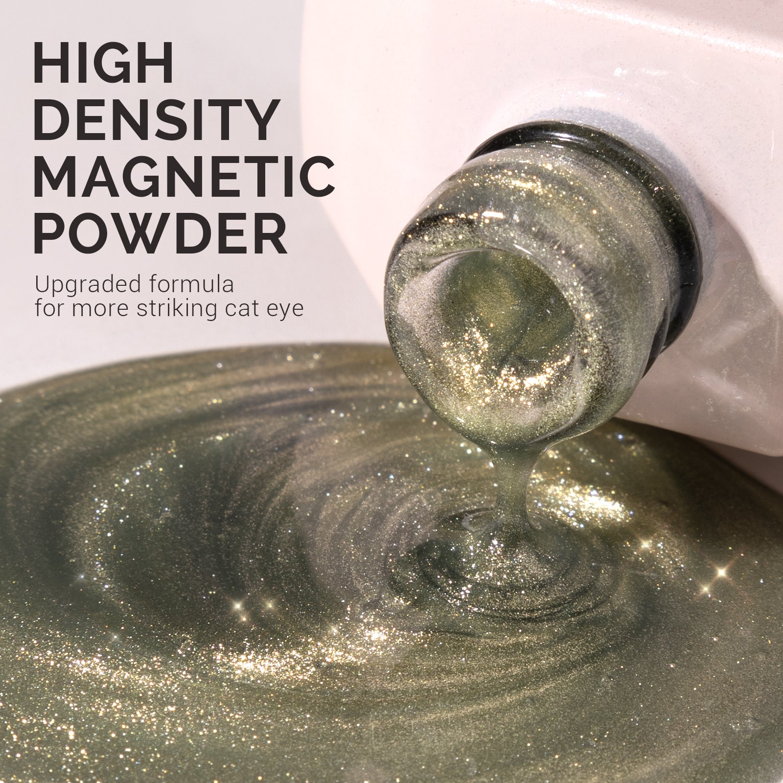 Jeweliver Cat Eye HEMA-Free & TPO-Free Gel Nail Polish 0.5 fl oz/15ml - Bright Gold G1060 - 图片2