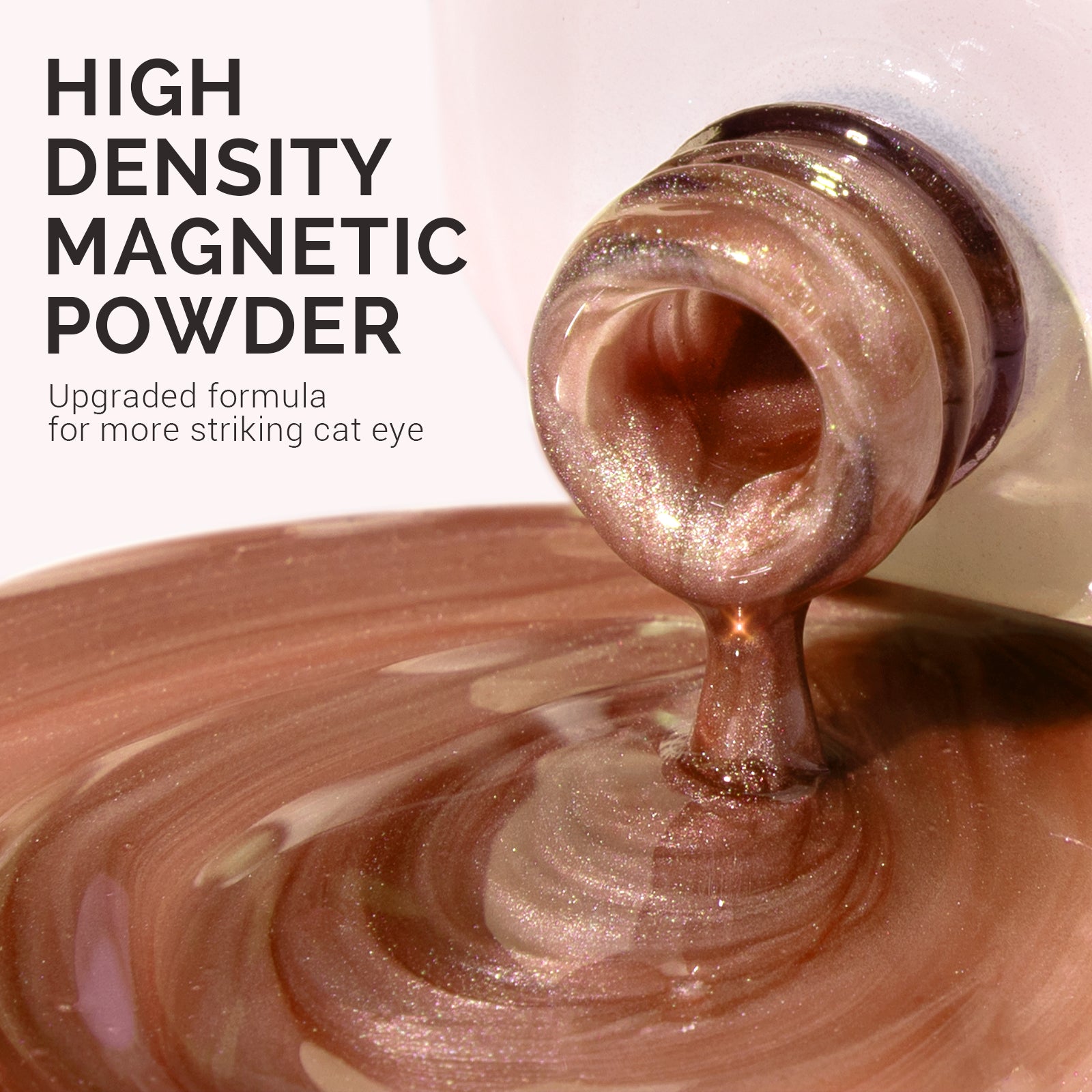 Jeweliver Cat Eye Gel Nail Polish 0.5 fl oz/15ml - Light Blonde B5402 - 图片2