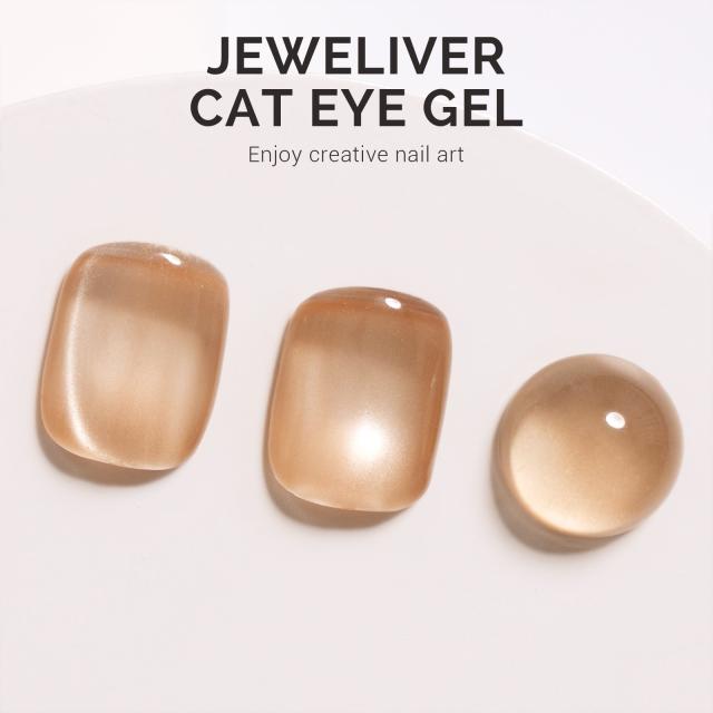 Jeweliver Cat Eye Gel Nail Polish 0.5 fl oz/15ml - Light Blonde B5402