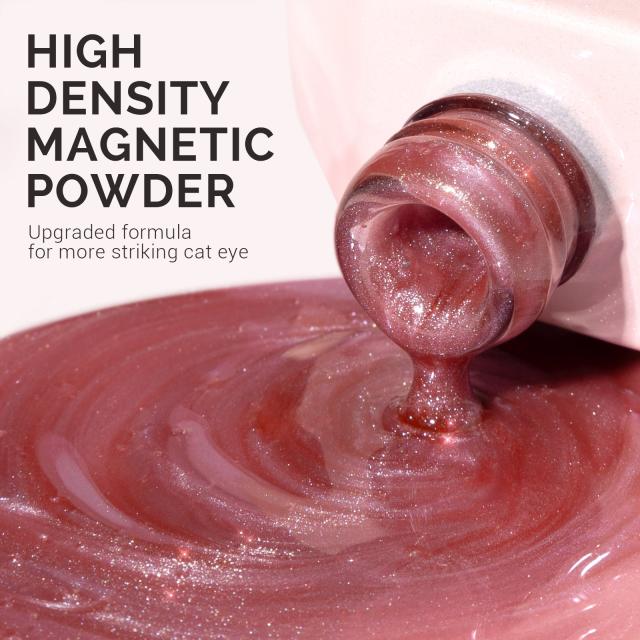 Jeweliver Cat Eye Gel Nail Polish 0.5 fl oz/15ml - Light Pink B5602