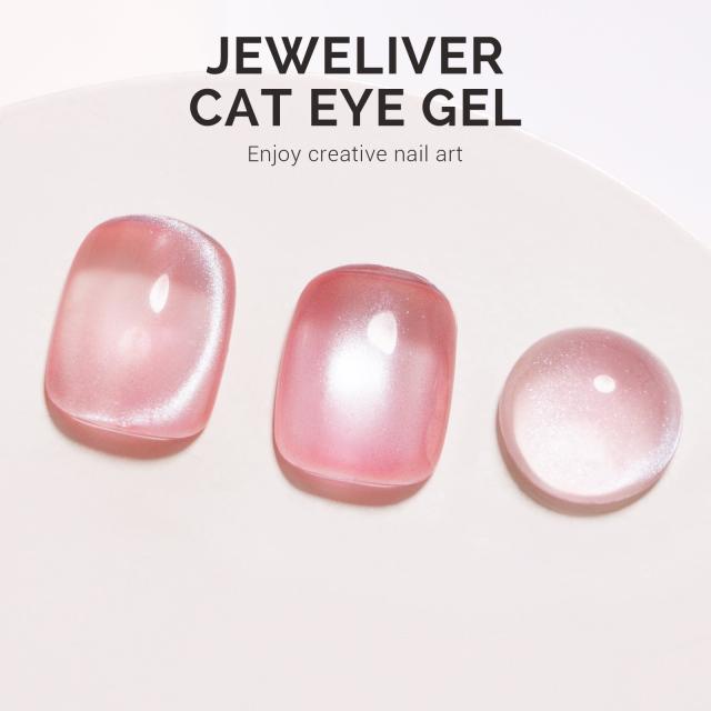 Jeweliver Cat Eye Gel Nail Polish 0.5 fl oz/15ml - Light Pink B5602