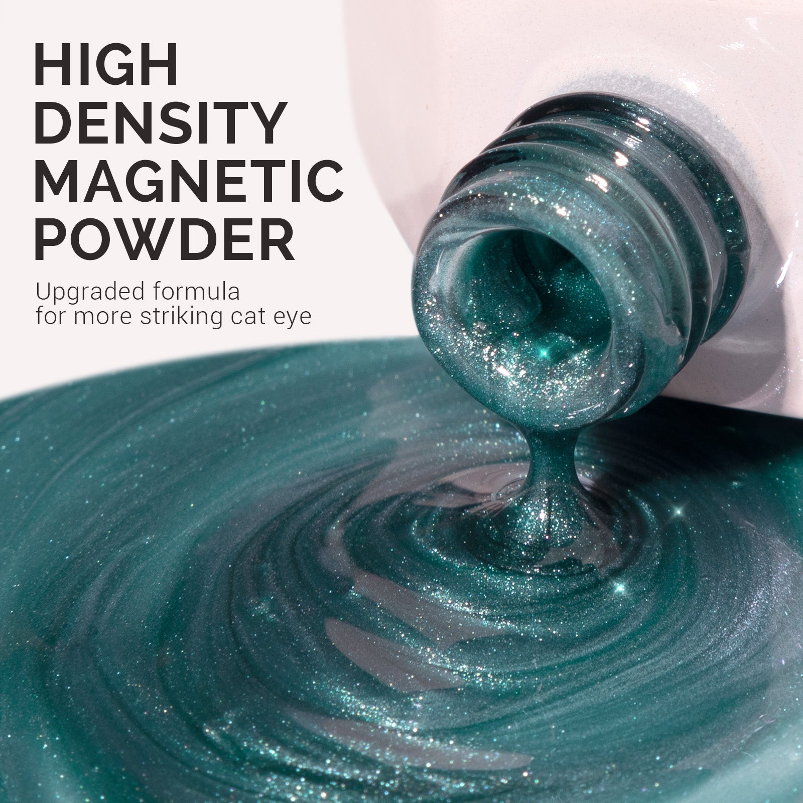 Jeweliver Cat Eye Gel Nail Polish 0.5 fl oz/15ml - Mermaid Blue B5101 - 图片2