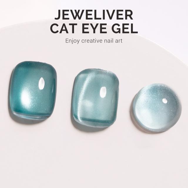 Jeweliver Cat Eye Gel Nail Polish 0.5 fl oz/15ml - Mermaid Blue B5101