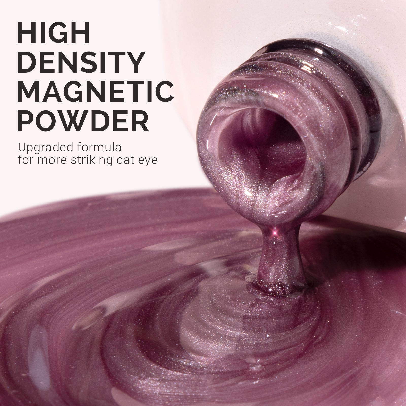 Jeweliver Cat Eye Gel Nail Polish 0.5 fl oz/15ml - Mist Pink B5604 - 图片2