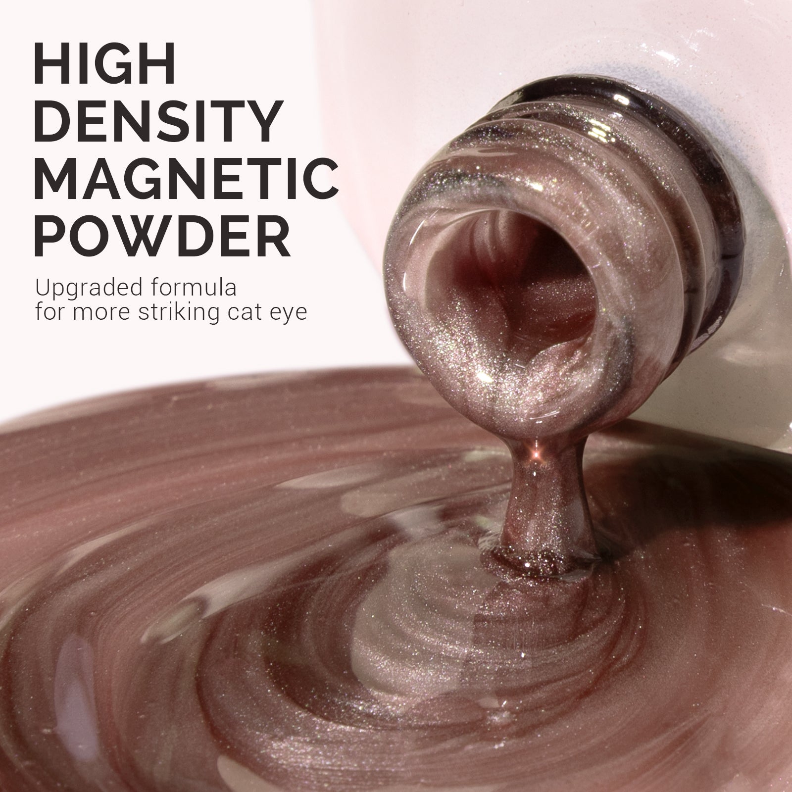 Jeweliver Cat Eye Gel Nail Polish 0.5 fl oz/15ml- Nude Pink B5401 - 图片2