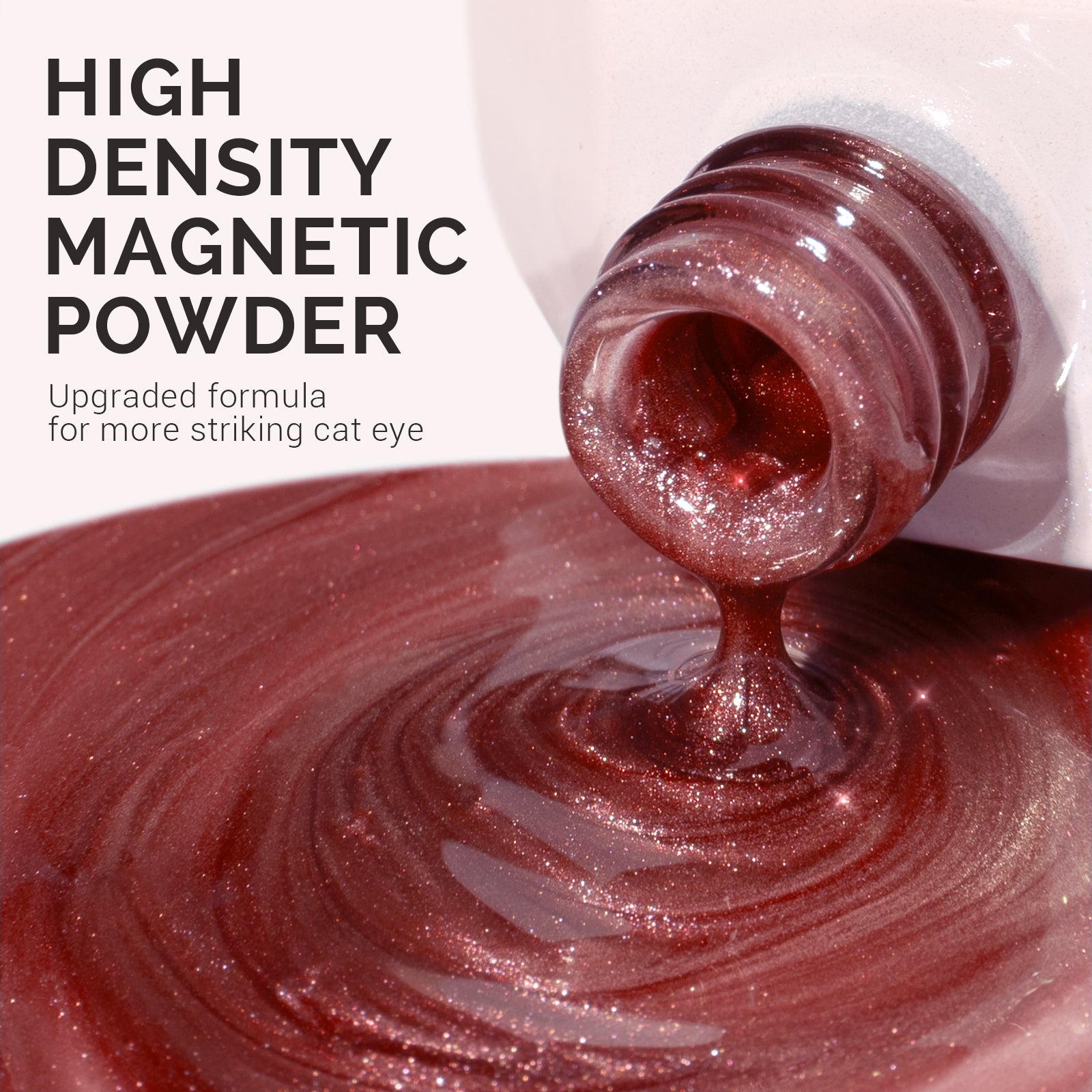 Jeweliver Cat Eye Gel Nail Polish 0.5 fl oz/15ml - Rosy Pink B5603 - 图片2