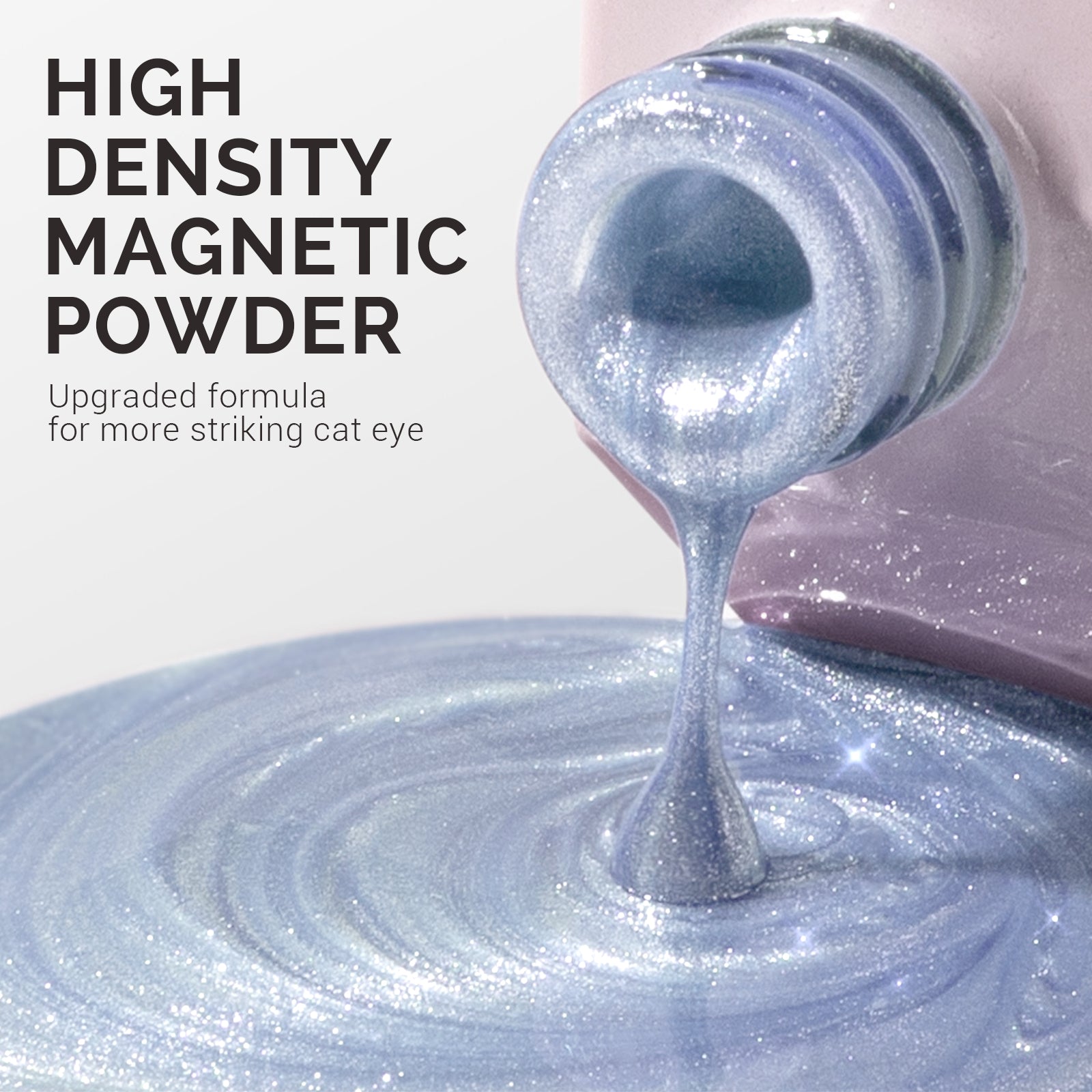 Jeweliver Cat Eye Gel Nail Polish 0.5 fl oz/15ml - Aquamarine Blue C54 - 图片2