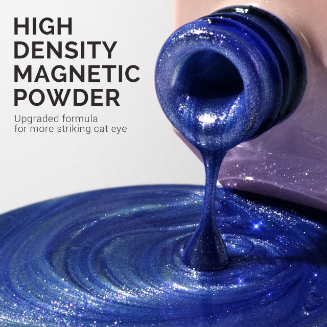 Jeweliver Cat Eye Gel Nail Polish 0.5 fl oz/15ml - Galaxy Blue C6687