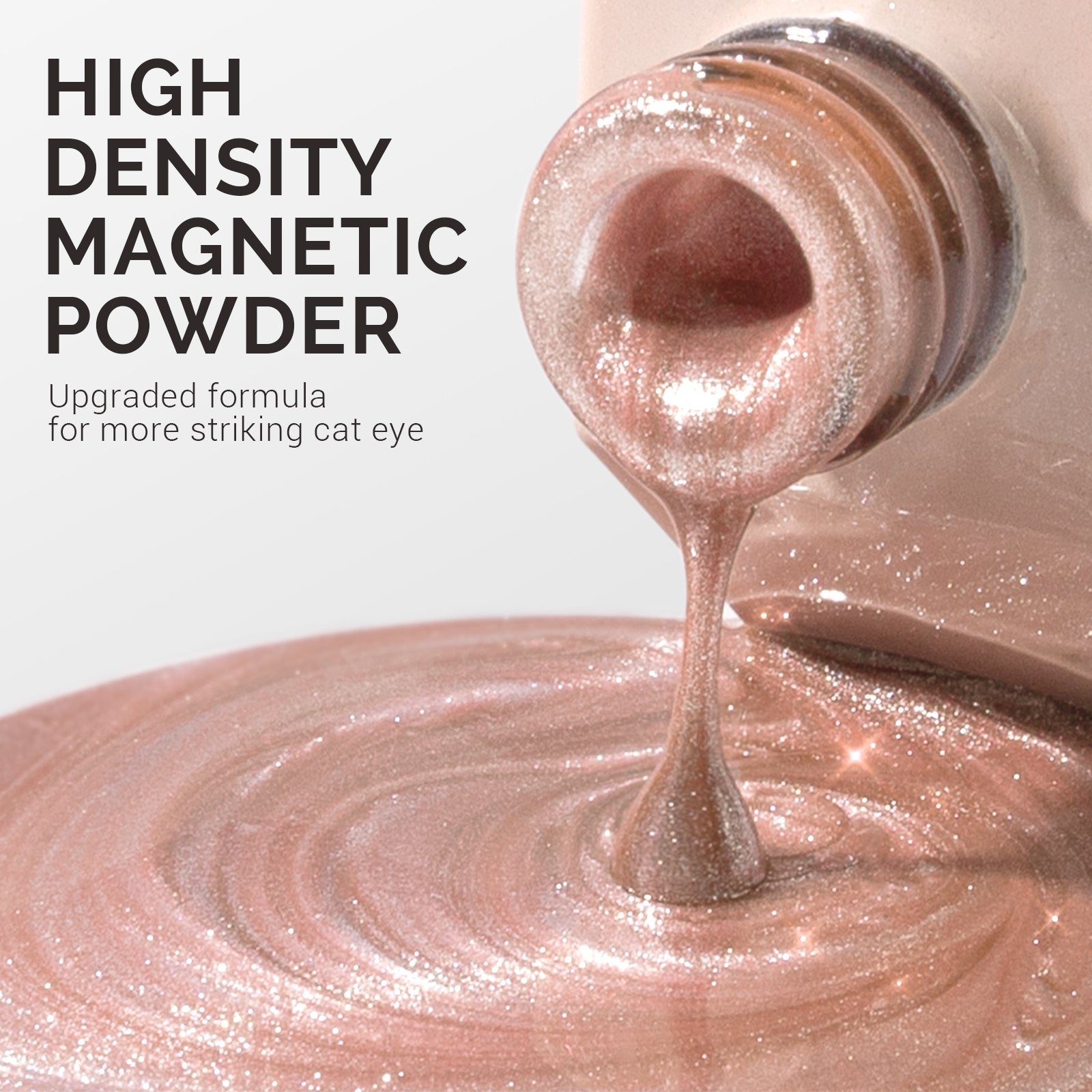 Jeweliver Cat Eye Gel Nail Polish 0.5 fl oz/15ml - Nude Pink C38 - 图片2