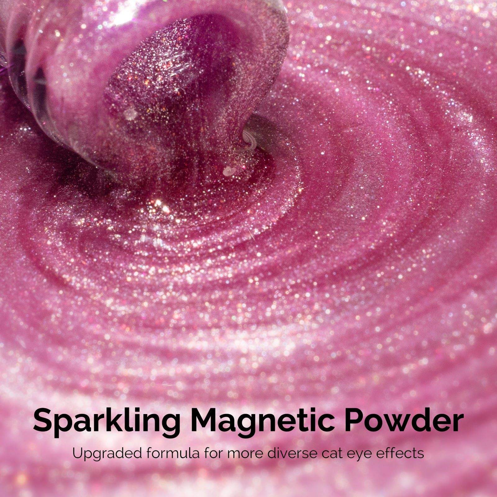 Jeweliver Cat Eye HEMA-Free & TPO-Free Gel Nail Polish 0.5 fl oz/15ml - Starry Pink 1602 - 图片2