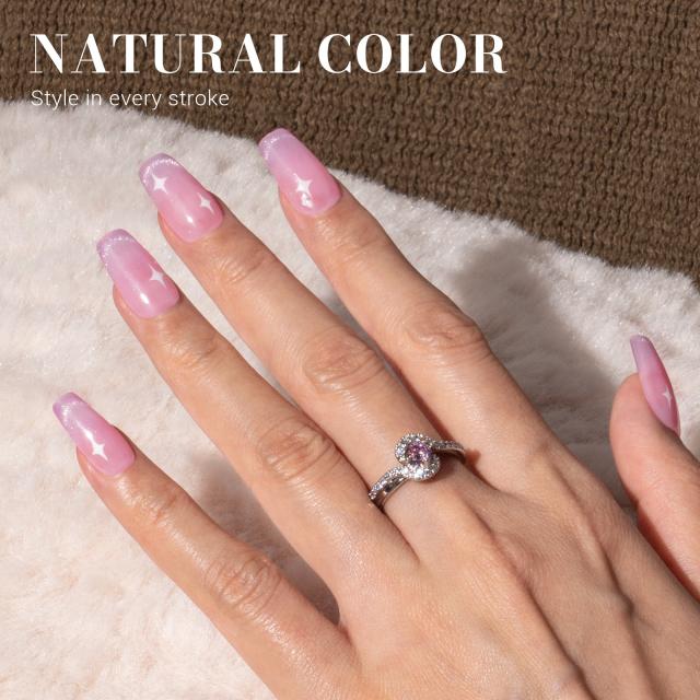 Jeweliver Jelly TPO-Free Gel Nail Polish 0.5 fl oz/15ml - Berry Pink JM16