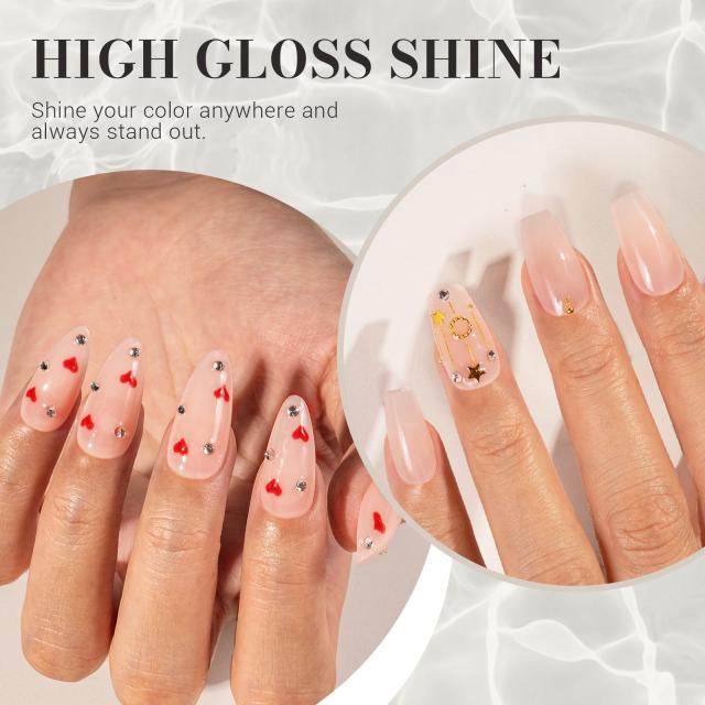 Jeweliver Jelly TPO-Free Gel Nail Polish 0.5 fl oz/15ml - Blush JM28