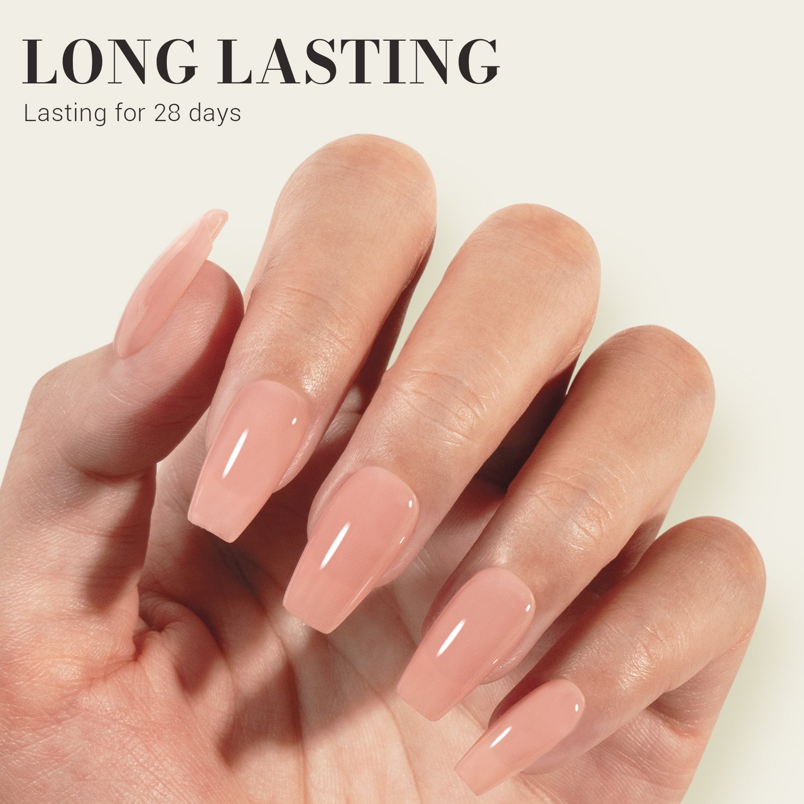 Jeweliver Jelly TPO-Free Gel Nail Polish 0.5 fl oz/15ml - Blush JM28 - 图片4