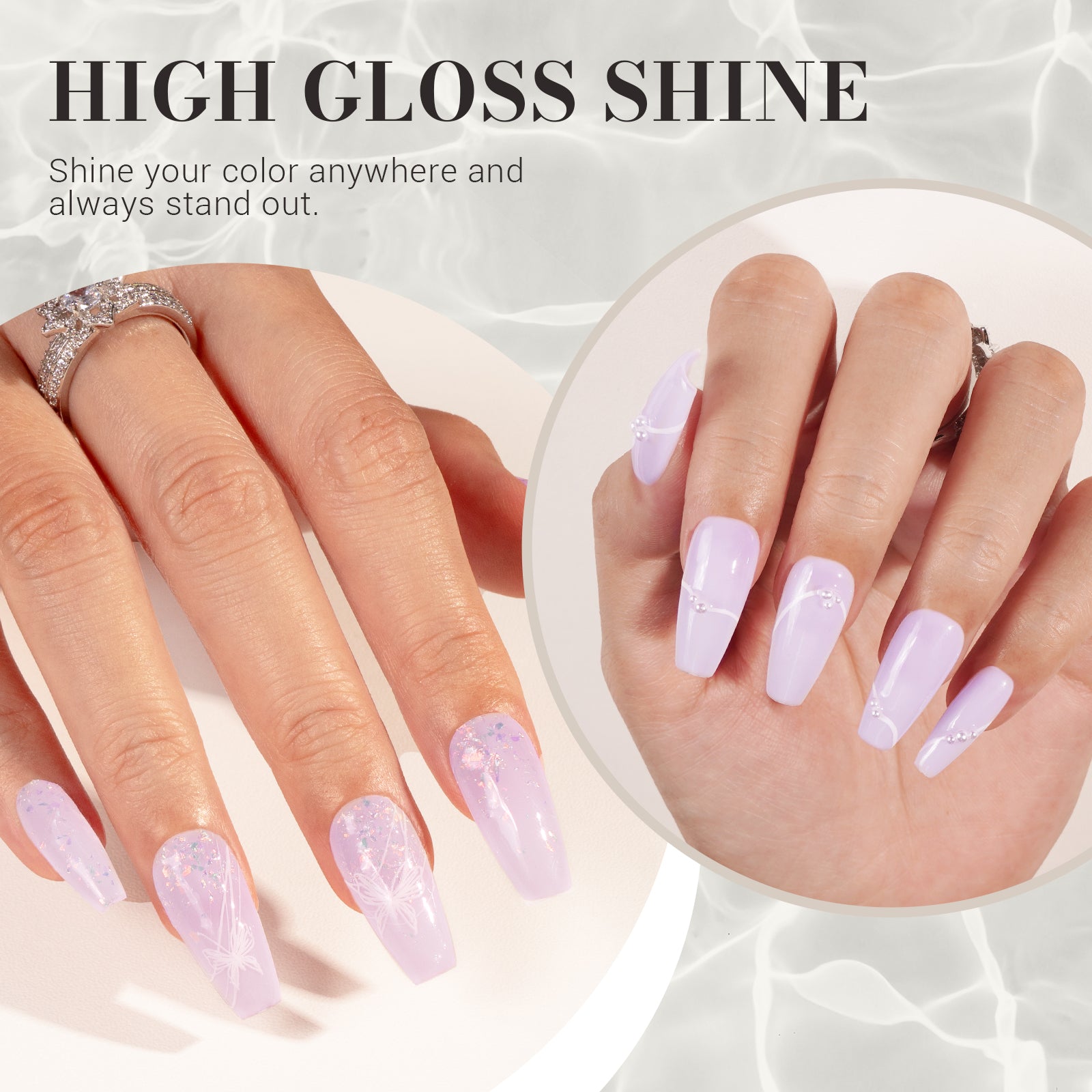 Jeweliver Jelly TPO-Free Gel Nail Polish 0.5 fl oz/15ml - Fog Purple JM04 - 图片3