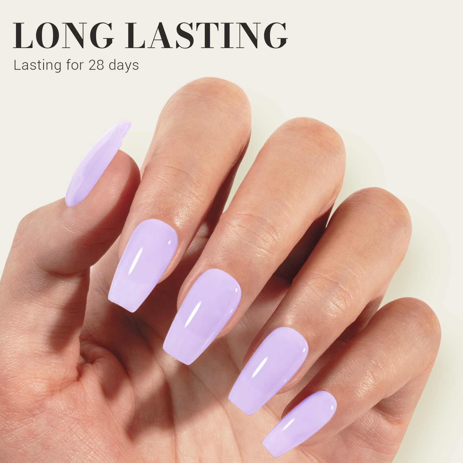 Jeweliver Jelly TPO-Free Gel Nail Polish 0.5 fl oz/15ml - Fog Purple JM04 - 图片4